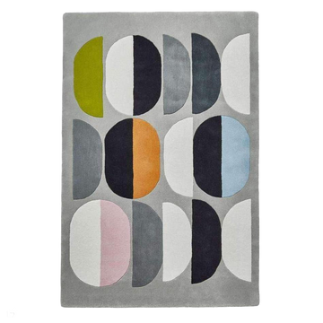 Inaluxe Modern Abstract Designer Wool Composition IX06 Grey/Multicolour Rug-Think Rugs-Rug Love - The Most Loved Rug Store